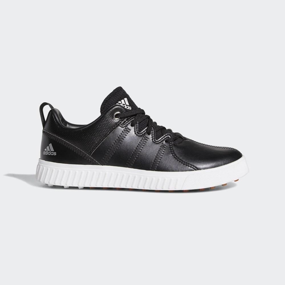 Adidas Adicross PPF Hrvatska - Za Dječake Cipele Za Golf - Crne/Srebrne Metalne (YWPSFZ827)